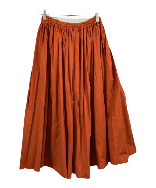 HUIS（ハウス）HUIS (ハウス) オーガニックコットンロングスカート オレンジ サイズ:FREEの古着・服飾アイテム