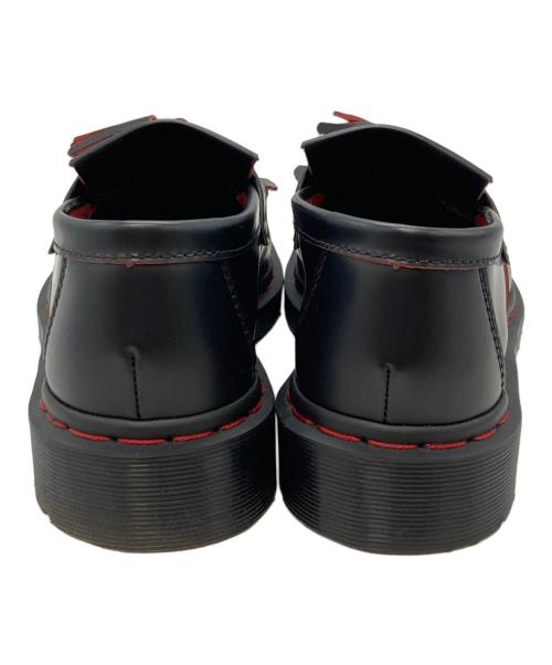 Dr.Martens（ドクターマーチン）Dr.Martens (ドクターマーチン) ADRIAN レッドステッチ タッセル ローファー ブラック サイズ:24の古着・服飾アイテム