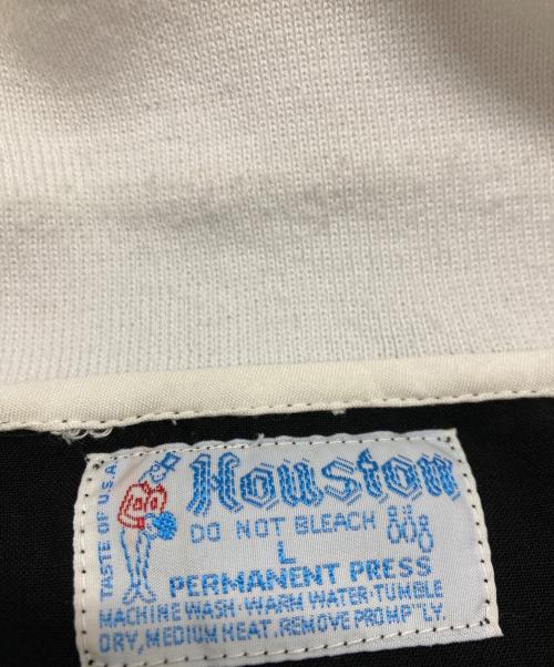 HOUSTON（ヒューストン）HOUSTON (ヒューストン) ボーリングシャツ ブラック サイズ:Lの古着・服飾アイテム