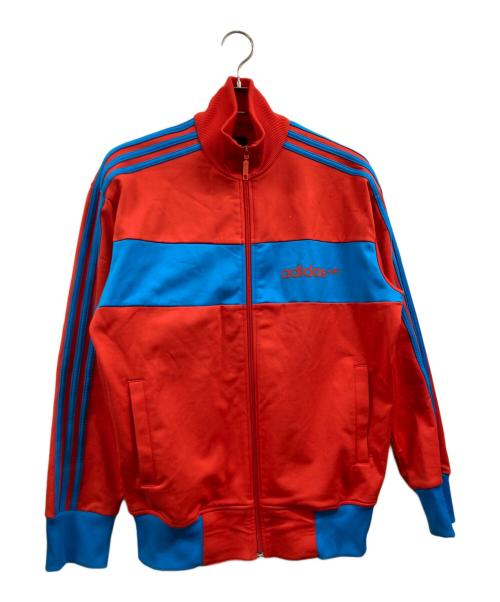 adidas（アディダス）adidas (アディダス) トラックジャケット レッド×ブルー サイズ:Lの古着・服飾アイテム
