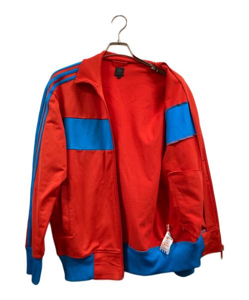 adidas（アディダス）adidas (アディダス) トラックジャケット レッド×ブルー サイズ:Lの古着・服飾アイテム