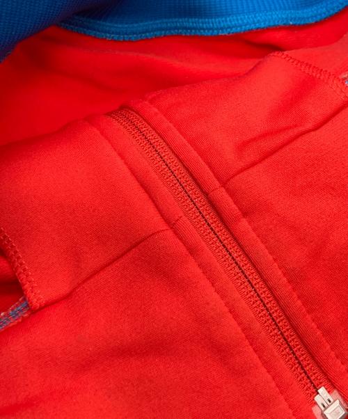 adidas（アディダス）adidas (アディダス) トラックジャケット レッド×ブルー サイズ:Lの古着・服飾アイテム