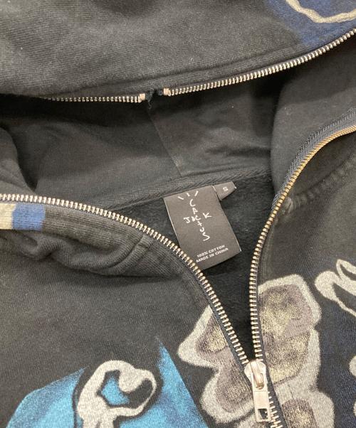 CACTUS（カクタス）CACTUS (カクタス) Travis Scott (トラヴィススコット) Skeleton Graffiti Full Zip Hoodie ブラック サイズ:Sの古着・服飾アイテム