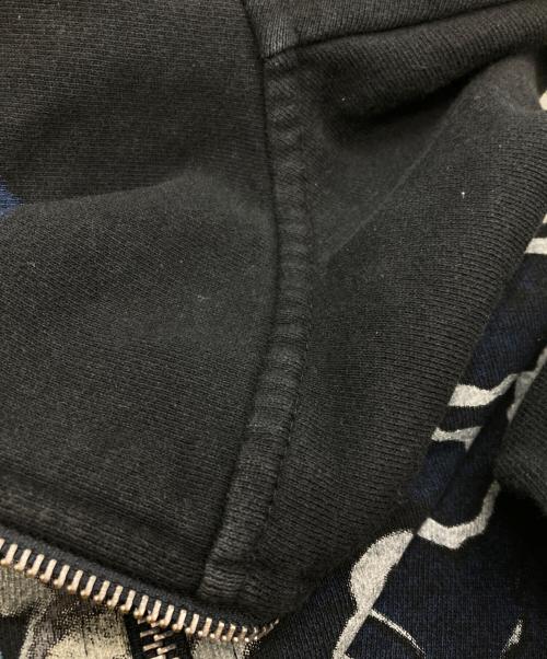 CACTUS（カクタス）CACTUS (カクタス) Travis Scott (トラヴィススコット) Skeleton Graffiti Full Zip Hoodie ブラック サイズ:Sの古着・服飾アイテム