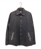 DIESELディーゼル）の古着「S-DOVESオーバーシャツジャケット」｜ブラック
