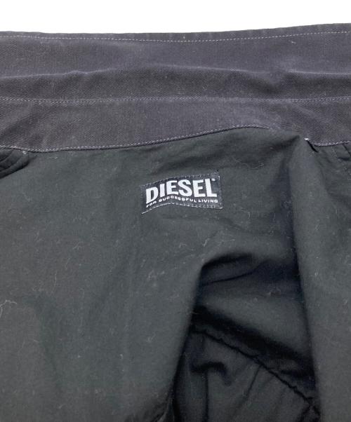 DIESEL（ディーゼル）DIESEL (ディーゼル) S-DOVESオーバーシャツジャケット ブラック サイズ:Ｍの古着・服飾アイテム