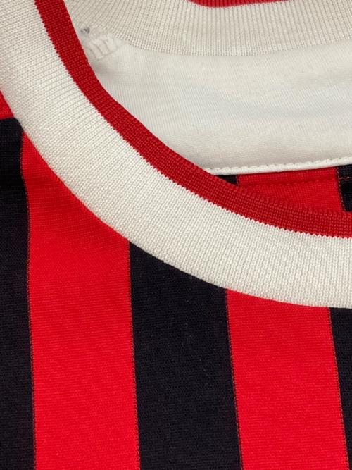 adidas（アディダス）adidas (アディダス) ユニフォームシャツ ブラック×レッド サイズ:Ｍの古着・服飾アイテム