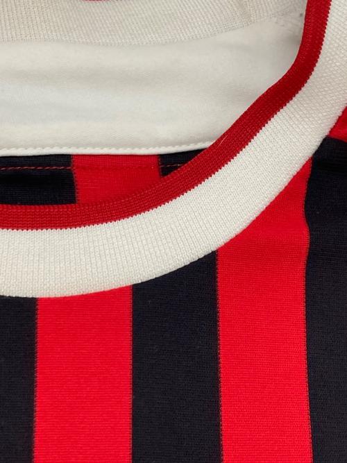 adidas（アディダス）adidas (アディダス) ユニフォームシャツ ブラック×レッド サイズ:Ｍの古着・服飾アイテム