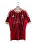 adidas（アディダス）の古着「ユニフォームシャツ」｜ブラック×レッド