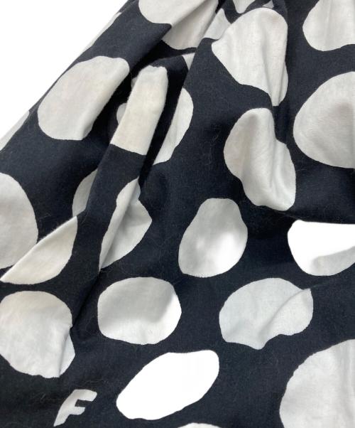 BLACK COMME des GARCONS（ブラックコムデギャルソン）BLACK COMME des GARCONS (ブラックコムデギャルソン) ドットスカート ホワイト×ブラック サイズ:XSの古着・服飾アイテム