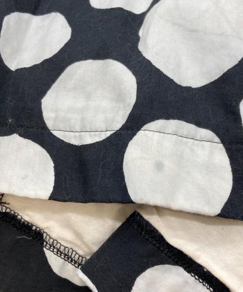 BLACK COMME des GARCONS（ブラックコムデギャルソン）BLACK COMME des GARCONS (ブラックコムデギャルソン) ドットスカート ホワイト×ブラック サイズ:XSの古着・服飾アイテム