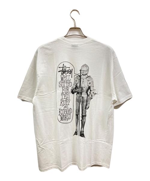 stussy（ステューシー）stussy (ステューシー) WELL SUITED TEE ホワイト サイズ:Lの古着・服飾アイテム
