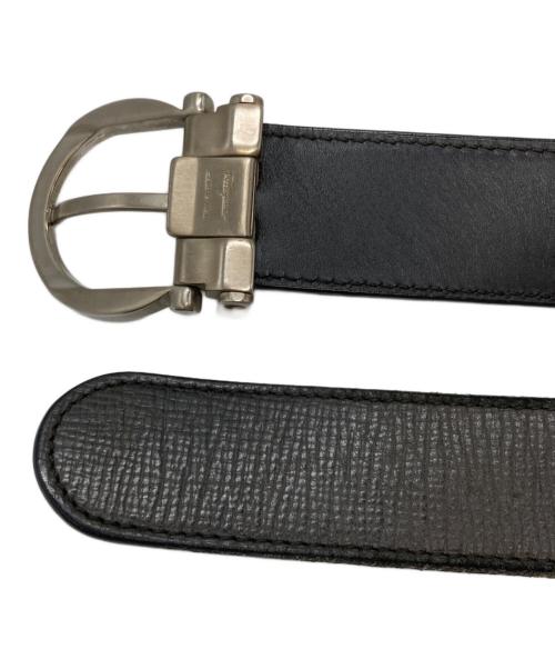 Salvatore Ferragamo（サルヴァトーレ フェラガモ）Salvatore Ferragamo (サルヴァトーレ フェラガモ) ガンチーニバックルレザーベルト ブラックの古着・服飾アイテム