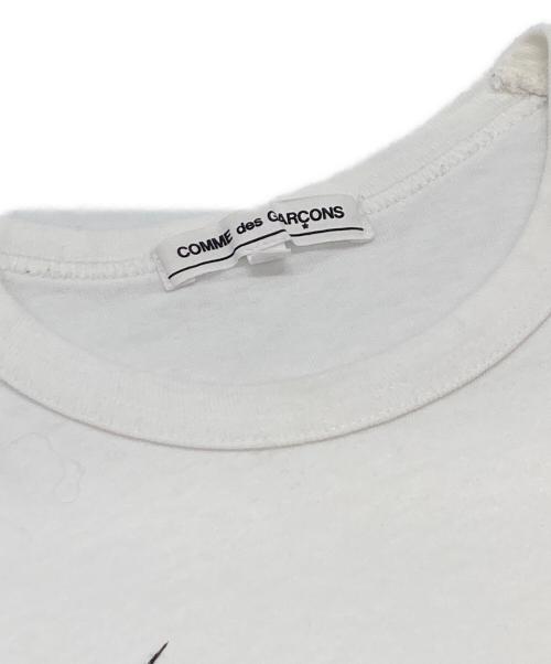 COMME des GARCONS（コムデギャルソン）COMME des GARCONS (コムデギャルソン) ドットデザインTシャツ ホワイト サイズ:Sの古着・服飾アイテム