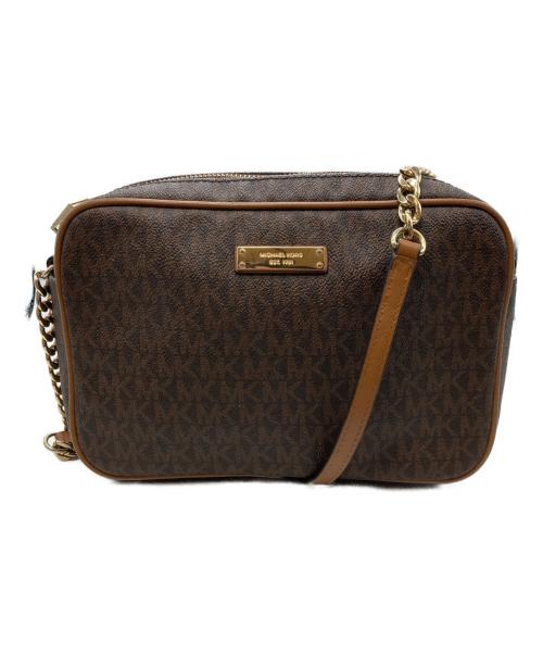 MICHAEL KORS（マイケルコース）MICHAEL KORS (マイケルコース) ショルダーバッグ JET SET ブラウンの古着・服飾アイテム