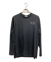 Y-3（ワイスリー）の古着「M CLASSIC CHEST LOGO LS TEE」｜ブラック