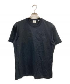 中古・古着通販】MONCLER (モンクレール) ロゴTシャツ ブラック サイズ