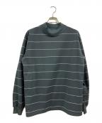 THE NORTHFACE PURPLELABELザ・ノースフェイス パープルレーベル）の古着「Field Striped Mockneck」｜グリーン