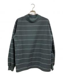 THE NORTHFACE PURPLELABEL（ザ・ノースフェイス パープルレーベル）の古着「Field Striped Mockneck」｜グリーン