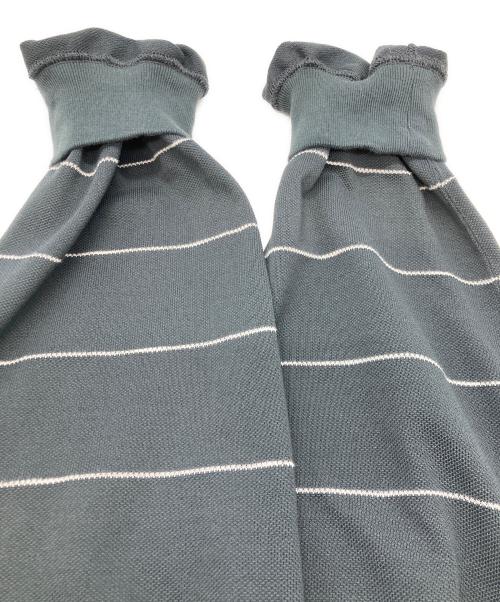 THE NORTHFACE PURPLELABEL（ザ・ノースフェイス パープルレーベル）THE NORTHFACE PURPLELABEL (ザ・ノースフェイス パープルレーベル) Field Striped Mockneck グリーン サイズ:Ｍの古着・服飾アイテム