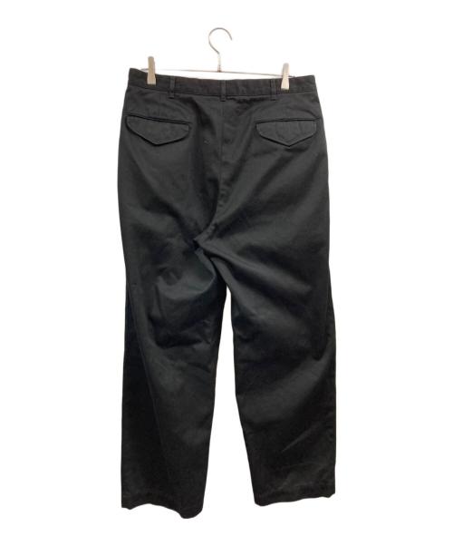 nanamica（ナナミカ）nanamica (ナナミカ) Double Pleated Chino Pants ブラック サイズ:34の古着・服飾アイテム