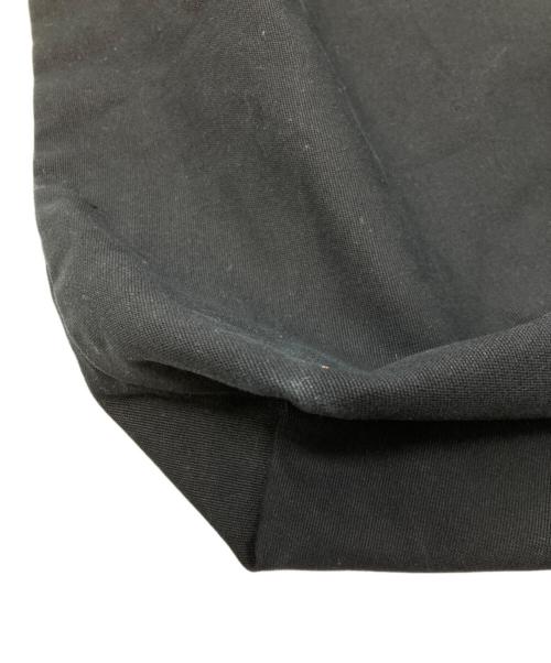 IL BISONTE（イル ビゾンテ）IL BISONTE (イル ビゾンテ) レザーキャンバストートバッグ ブラックの古着・服飾アイテム