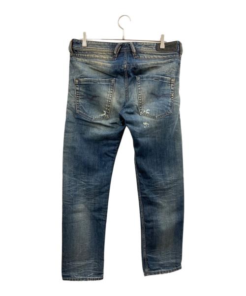 DIESEL（ディーゼル）DIESEL (ディーゼル) BELTHERダメージ加工デニムパンツ インディゴ サイズ:W32L30の古着・服飾アイテム