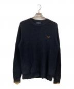 FRED PERRYフレッドペリー）の古着「Waffle Stitch Jumper」｜ブラック