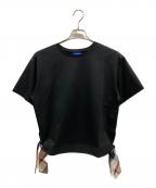 BLUE LABEL CRESTBRIDGEブルーレーベルクレストブリッジ）の古着「カットソー」｜ブラック
