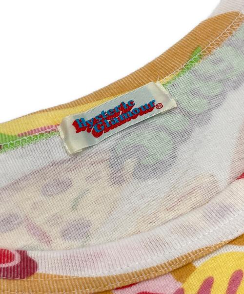Hysteric Glamour（ヒステリックグラマー）Hysteric Glamour (ヒステリックグラマー) 総柄シャツ ホワイト×レッド サイズ:Freeの古着・服飾アイテム