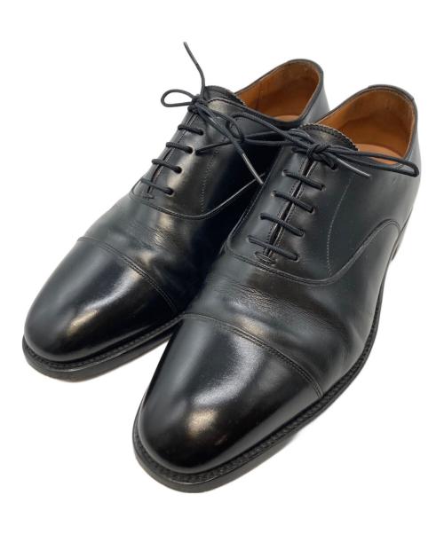 SCOTCH GRAIN（スコッチグレイン）SCOTCH GRAIN (スコッチグレイン) ストレートチップシューズ ブラック サイズ:24cmの古着・服飾アイテム