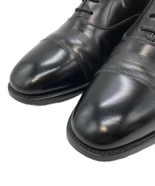SCOTCH GRAIN（スコッチグレイン）SCOTCH GRAIN (スコッチグレイン) ストレートチップシューズ ブラック サイズ:24cmの古着・服飾アイテム