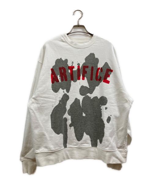 textile paints（テキスタイルペイント）textile paints (テキスタイルペイント) スウェット ホワイト サイズ:Mの古着・服飾アイテム