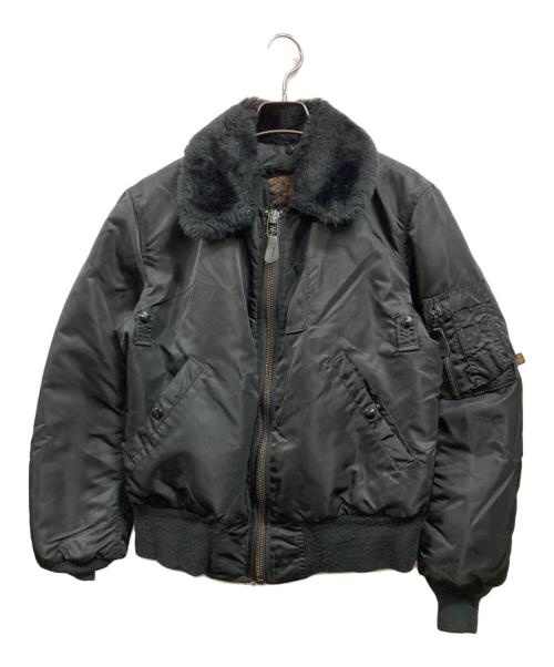 ALPHA（アルファ）ALPHA (アルファ) B-15Dフライトジャケット ブラック サイズ:Sの古着・服飾アイテム