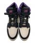 中古・古着 NIKE (ナイキ) Air Jordan 1 High Zoom Air CMFT ブラック×パープル サイズ:29.5cm：17000円
