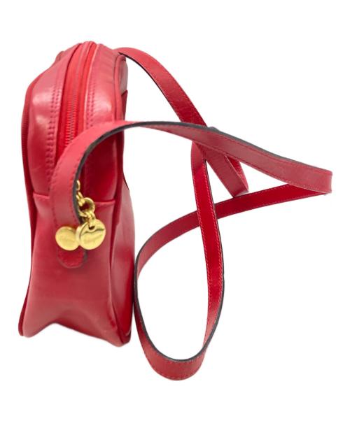 Salvatore Ferragamo（サルヴァトーレ フェラガモ）Salvatore Ferragamo (サルヴァトーレ フェラガモ) Vara Bow Leather Camera Bag レッドの古着・服飾アイテム