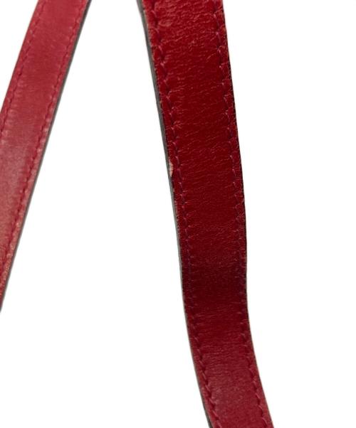 Salvatore Ferragamo（サルヴァトーレ フェラガモ）Salvatore Ferragamo (サルヴァトーレ フェラガモ) Vara Bow Leather Camera Bag レッドの古着・服飾アイテム
