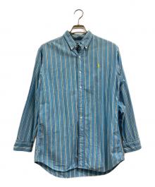 POLO RALPH LAUREN（ポロ・ラルフローレン）の古着「ストライプBDシャツ」｜ブルー
