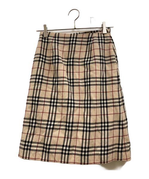 BURBERRY BLUE LABEL（バーバリー ブルー レーベル）BURBERRY BLUE LABEL (バーバリー ブルー レーベル) タイトスカート ベージュ サイズ:Sの古着・服飾アイテム