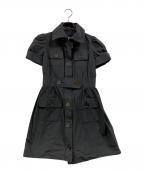 BURBERRY BLUE LABELバーバリー ブルー レーベル）の古着「マルチポケットワンピース」｜ブラック