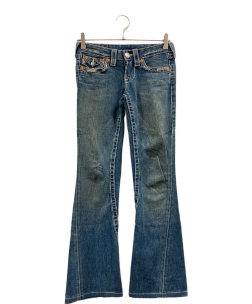 TRUE RELIGION（トゥルー レリジョン）TRUE RELIGION (トゥルー レリジョン) JOEY BIG T フレアデニム インディゴ サイズ:24の古着・服飾アイテム