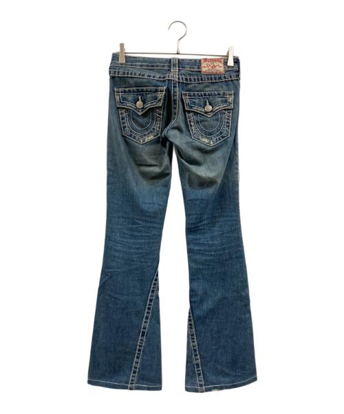 TRUE RELIGION（トゥルー レリジョン）TRUE RELIGION (トゥルー レリジョン) JOEY BIG T フレアデニム インディゴ サイズ:24の古着・服飾アイテム