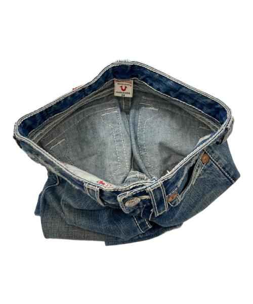 TRUE RELIGION（トゥルー レリジョン）TRUE RELIGION (トゥルー レリジョン) JOEY BIG T フレアデニム インディゴ サイズ:24の古着・服飾アイテム