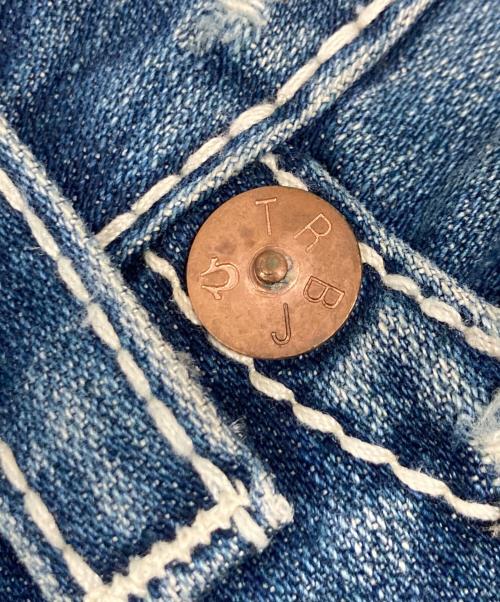 TRUE RELIGION（トゥルー レリジョン）TRUE RELIGION (トゥルー レリジョン) JOEY BIG T フレアデニム インディゴ サイズ:24の古着・服飾アイテム