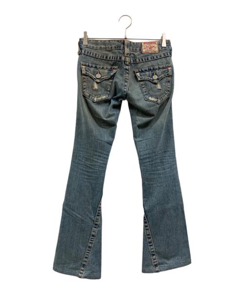 TRUE RELIGION（トゥルー レリジョン）TRUE RELIGION (トゥルー レリジョン) JOEYフレアデニム インディゴ サイズ:24の古着・服飾アイテム