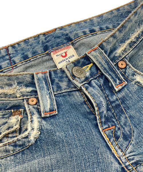 TRUE RELIGION（トゥルー レリジョン）TRUE RELIGION (トゥルー レリジョン) JOEYフレアデニム インディゴ サイズ:24の古着・服飾アイテム