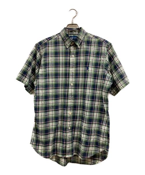 POLO RALPH LAUREN（ポロ・ラルフローレン）POLO RALPH LAUREN (ポロ・ラルフローレン) チェックシャツ グリーン×ネイビー サイズ:Ｍの古着・服飾アイテム