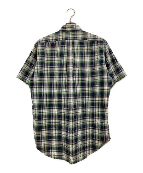 POLO RALPH LAUREN（ポロ・ラルフローレン）POLO RALPH LAUREN (ポロ・ラルフローレン) チェックシャツ グリーン×ネイビー サイズ:Ｍの古着・服飾アイテム