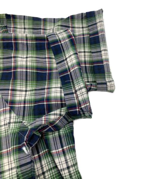 POLO RALPH LAUREN（ポロ・ラルフローレン）POLO RALPH LAUREN (ポロ・ラルフローレン) チェックシャツ グリーン×ネイビー サイズ:Ｍの古着・服飾アイテム