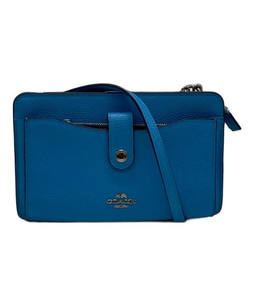 COACH（コーチ）COACH (コーチ) ノア ポップアップ メッセンジャー ブルーの古着・服飾アイテム